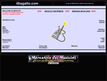 Tablet Screenshot of ilbagatto.com